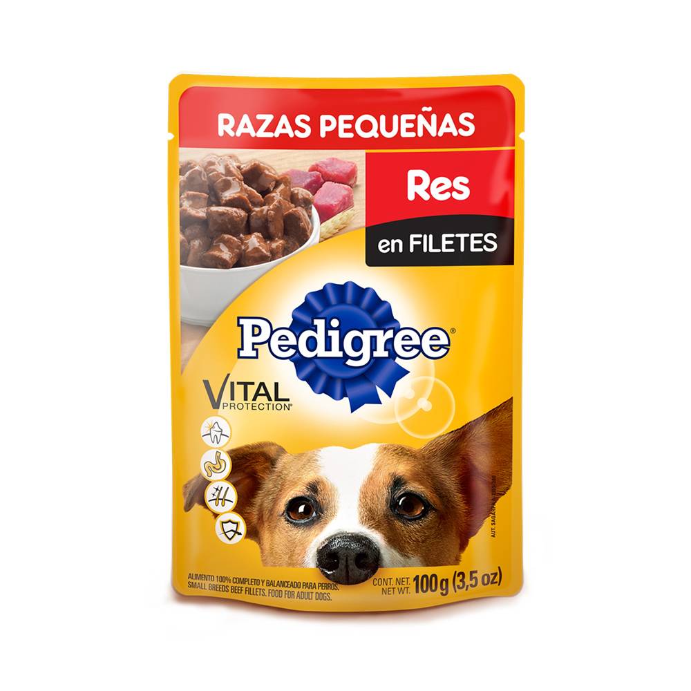 comida humeda pequeña res
